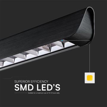 Κρεμαστό φωτιστικό οροφής LED LED/36W/230V 3000/4000/6400K μαύρο