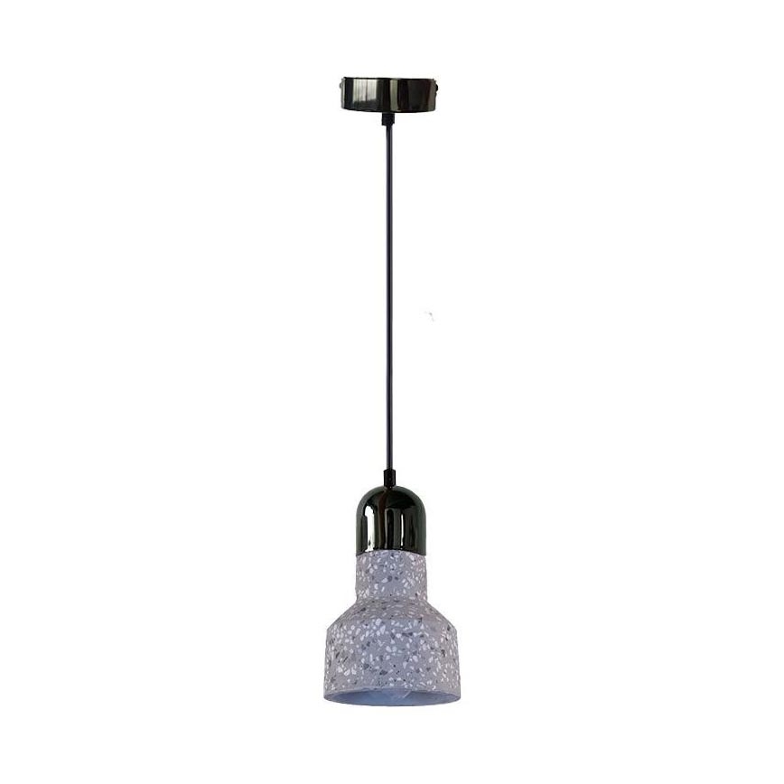 Κρεμαστό φωτιστικό οροφής TERRAZZO 1xE27/60W/230V διάμετρος 12 cm γκρι