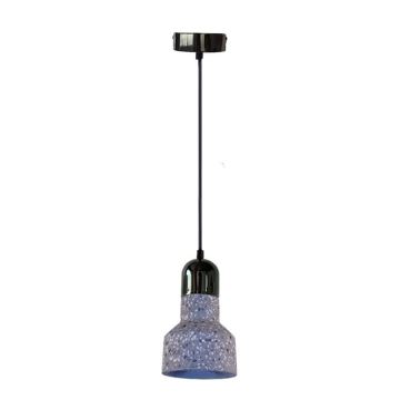 Κρεμαστό φωτιστικό οροφής TERRAZZO 1xE27/60W/230V διάμετρος 12 cm γκρι