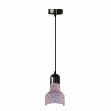 Κρεμαστό φωτιστικό οροφής TERRAZZO 1xE27/60W/230V διάμετρος 12 cm κόκκινο