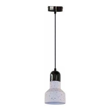 Κρεμαστό φωτιστικό οροφής TERRAZZO 1xE27/60W/230V διάμετρος 12 cm κρεμ