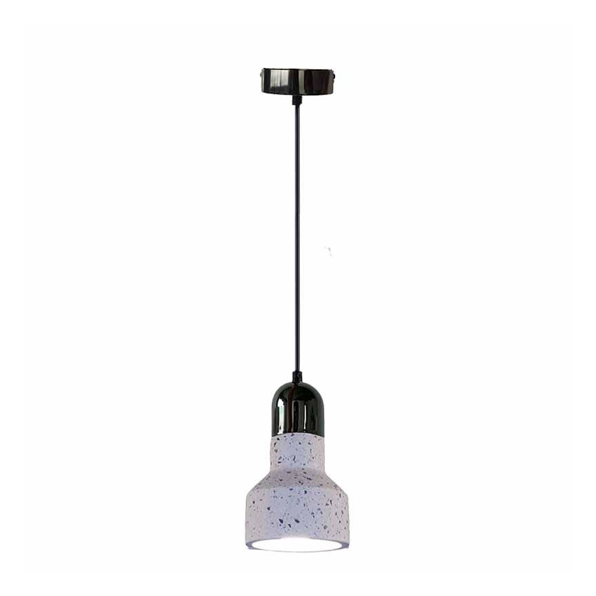 Κρεμαστό φωτιστικό οροφής TERRAZZO 1xE27/60W/230V διάμετρος 12 cm κρεμ