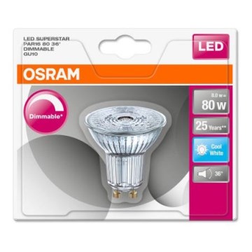 Λάμπα Dimmer LED GU10/8W/230V 4000K - Osram