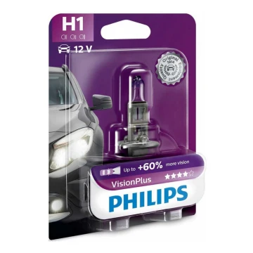Λάμπα αυτοκινήτου Philips VISION PLUS 12258VPB1 H1 P14,5s/55W/12V