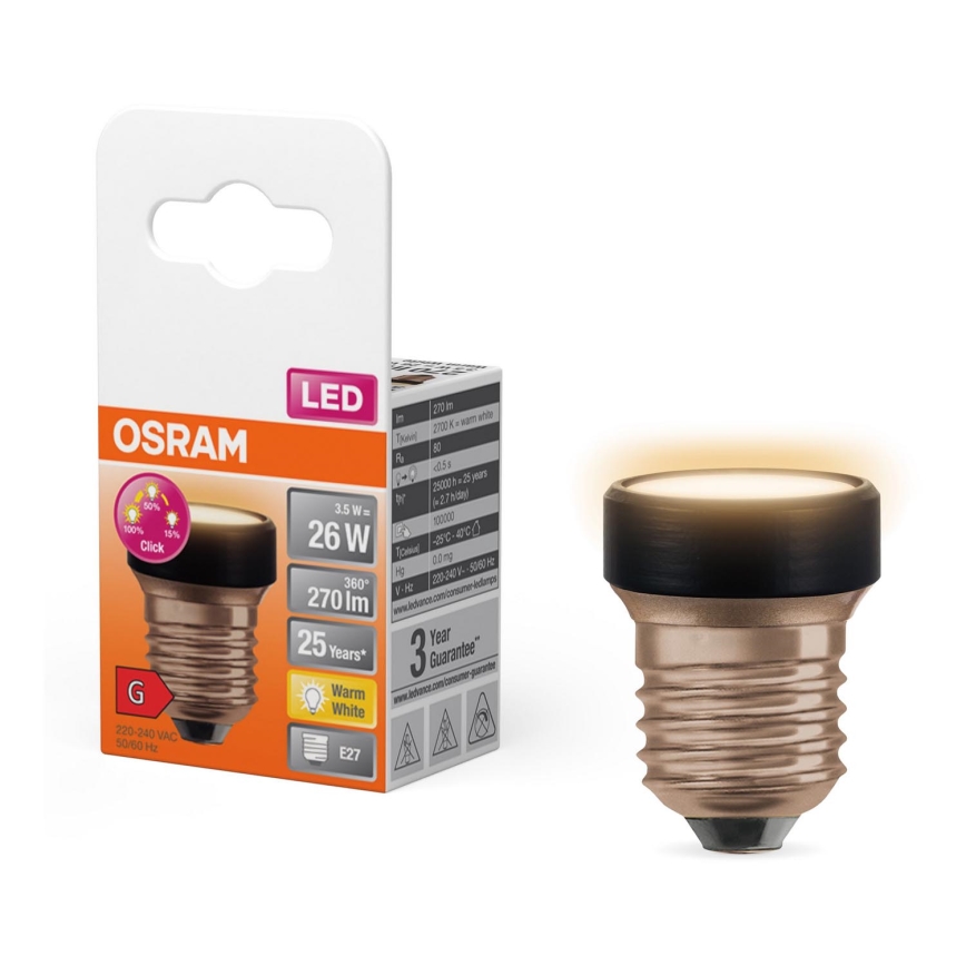 Λαμπτήρας Dimming LED E27/3,5W/230V 2700K - Osram