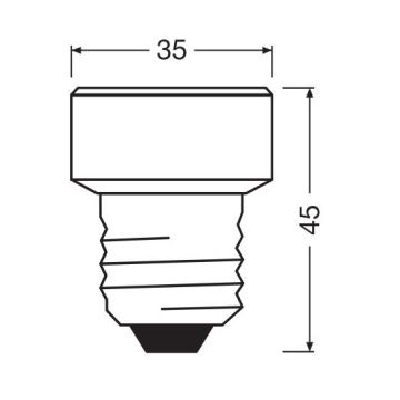 Λαμπτήρας Dimming LED E27/3,5W/230V 2700K - Osram