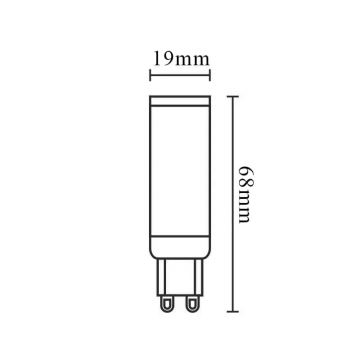 Λαμπτήρας Dimming LED G9/6W/230V 2800K