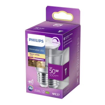 Λαμπτήρας Dimming LED Philips E27/6W/230V 2700K