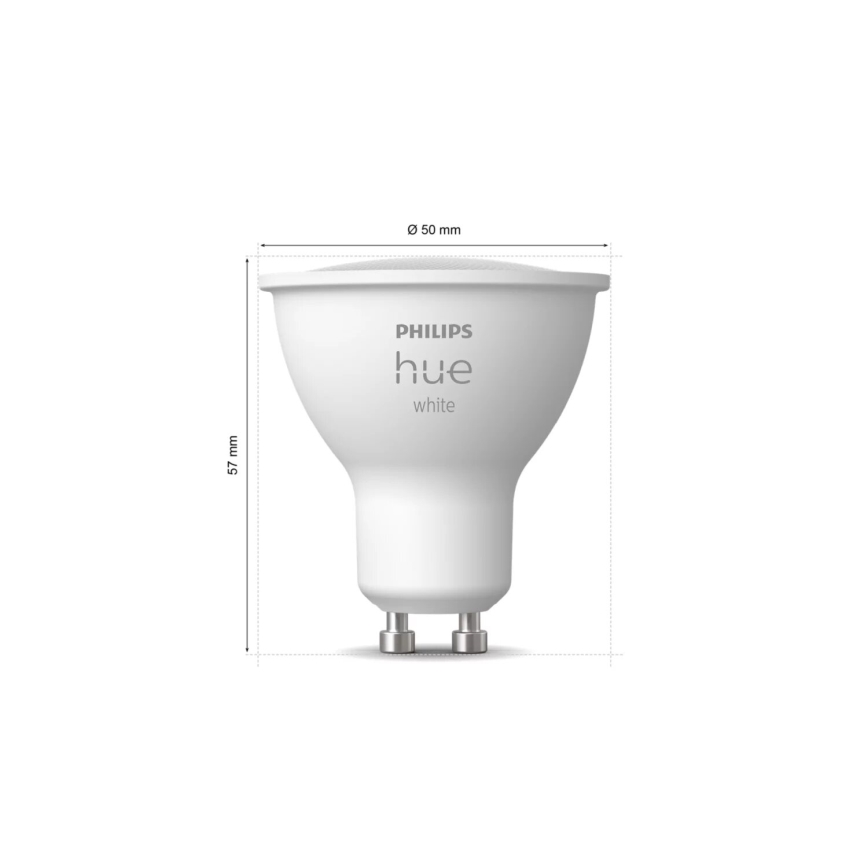 Λαμπτήρας Dimming LED Philips Hue WHITE GU10/4,2W/230V 2700K