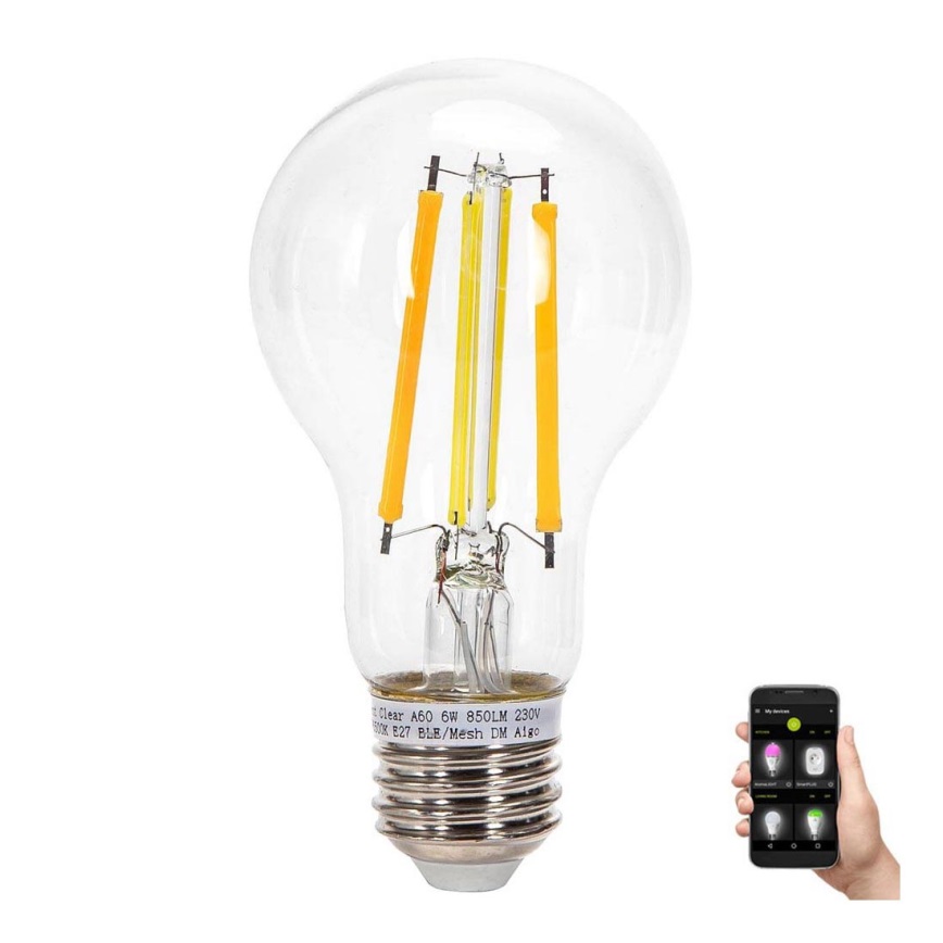 Λαμπτήρας LED FILAMENT A60 E27/6W/230V 2700-6500K - Aigostar