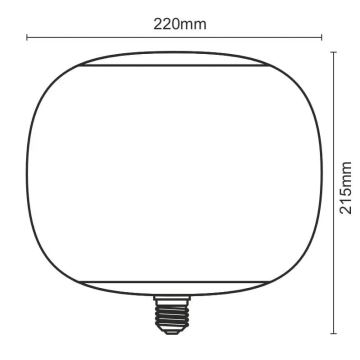 Λαμπτήρας LED FILAMENT SMOKE T220 E27/4W/230V 1800K