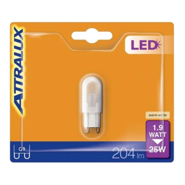 Λαμπτήρας LED G9/1,9W/230V 2700K - Attralux