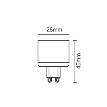 Λαμπτήρας LED G9/5W/230V 2800K