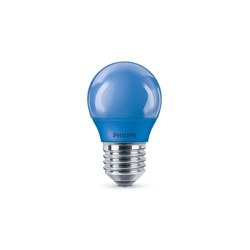 Λαμπτήρας LED  Philips P45 E27/3,1W/230V μπλε