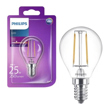 Λαμπτήρας LED Philips VINTAGE E14/2W/230V 2700K