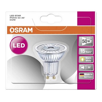 Λαμπτήρας LED STAR GU10/4,3W/230V 2700K - Osram