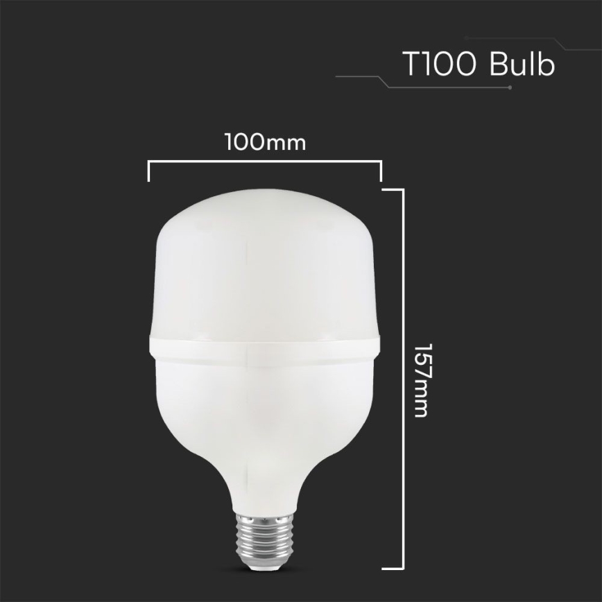 Λαμπτήρας LED T100 E27/30W/230V 4000K