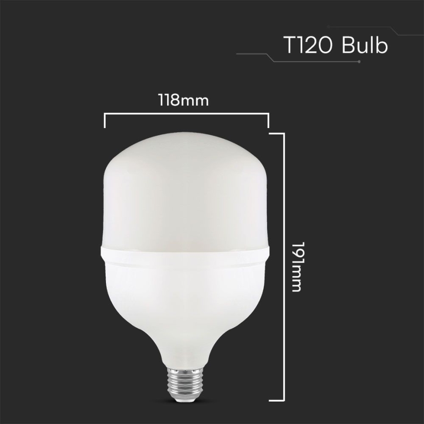 Λαμπτήρας LED T120 E40 E27/40W/230V 4000K