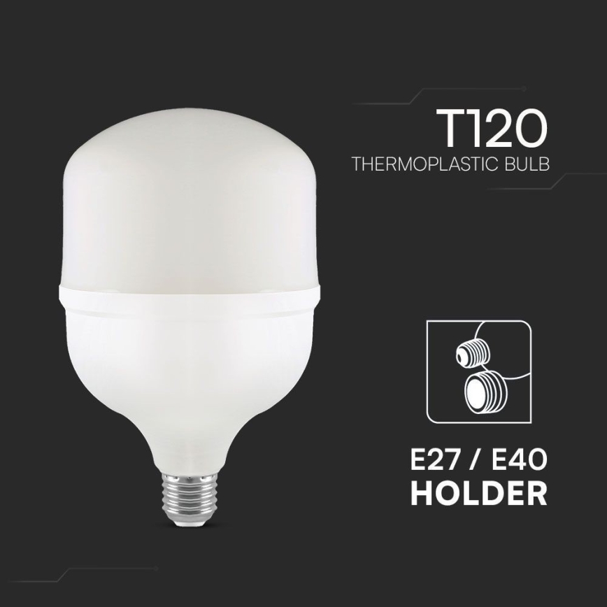 Λαμπτήρας LED T120 E40 E27/40W/230V 6500K