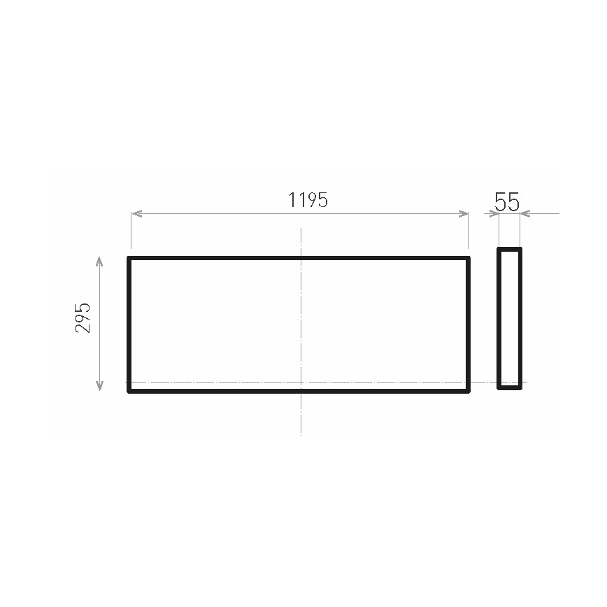 Πάνελ πλαφονιέρα LED ILLY LED/36W/230V