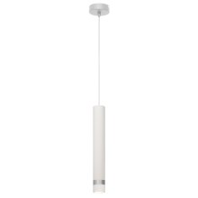 Πολύφωτο LED με συρματόσχοινο TUBA 1xGU10/6,5W/230V λευκό/ματ χρώμιο