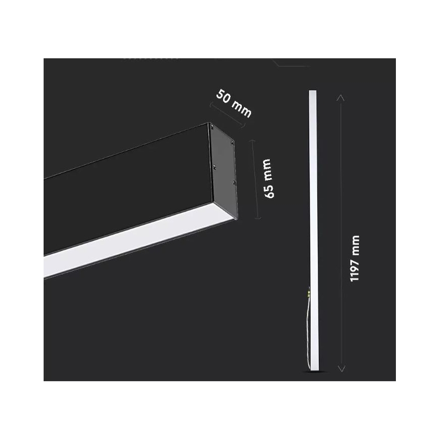 Πολύφωτο LED σε ράγα SAMSUNG CHIP LED/40W/230V 3000K/4000K/6400K