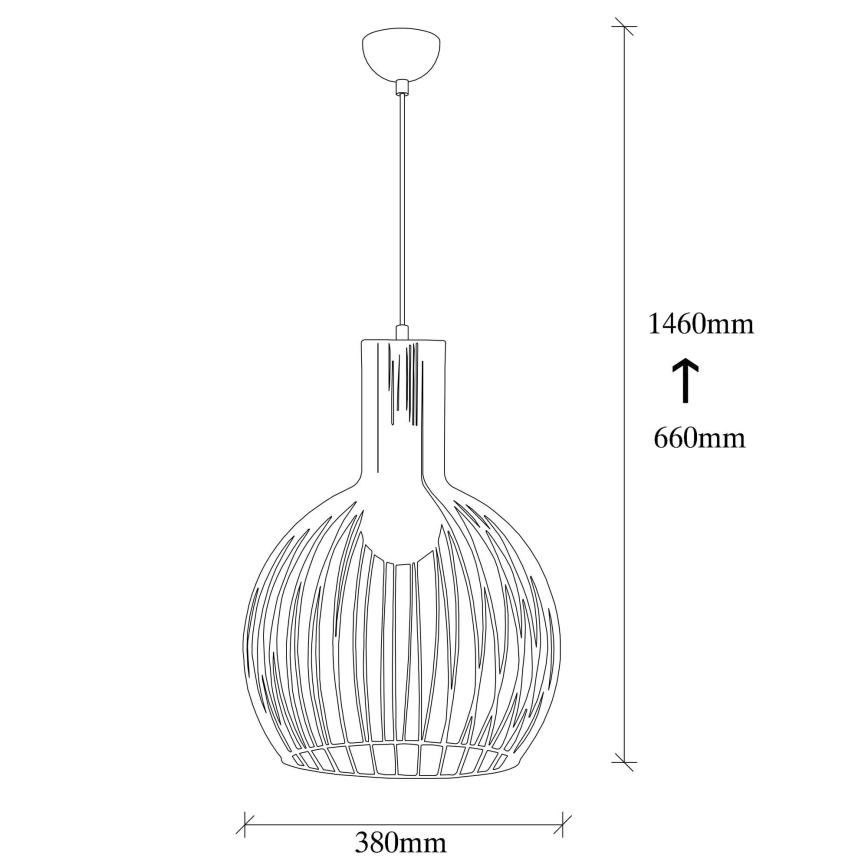 Πολύφωτο κρεμαστό FELLINI 1xE27/100W/230V