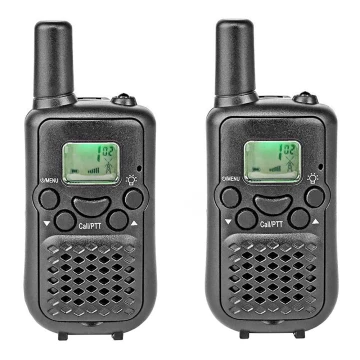 ΣΕΤ 2x Walkie-talkie με φως LED 3xAAA εμβέλεια 5 km