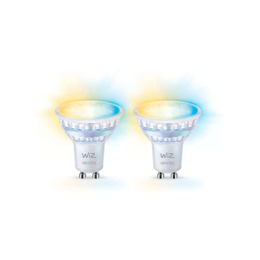 ΣΕΤ 2x Λαμπτήρας Dimming LED PAR16 GU10/4,7W/230V 2700-6500K CRI 90 Wi-Fi - WiZ