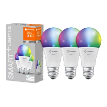 ΣΕΤ 3x LED RGBW Επιτραπέζια λάμπα με dimmer SMART+ E27/14W/230V 2700K-6500K Wi-Fi - Ledvance