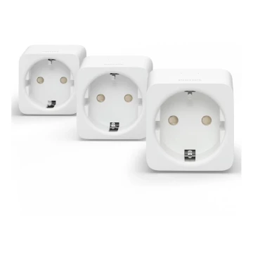 ΣΕΤ 3x Έξυπνη πρίζα Philips Hue Smart plug EU