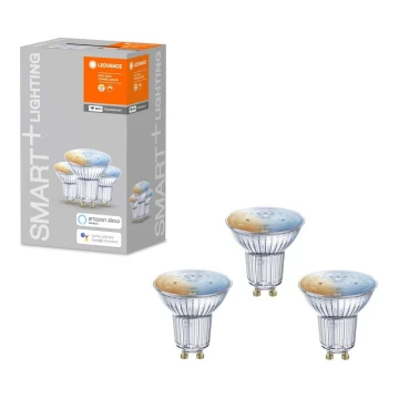 ΣΕΤ 3x Λάμπα Dimmer LED SMART+ GU10/5W/230V 2700K-6500K Wi-Fi - Ledvance