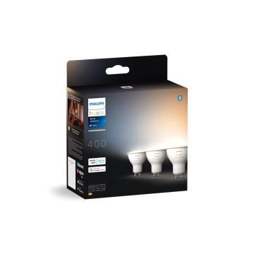 ΣΕΤ 3x Λαμπτήρας Dimming LED Philips Hue WHITE AMBIANCE GU10/4,2W/230V 2200-6500K