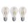 ΣΕΤ 3x Λαμπτήρας LED FILAMENT A60 E27/3,8W/230V 4000K Energy class A