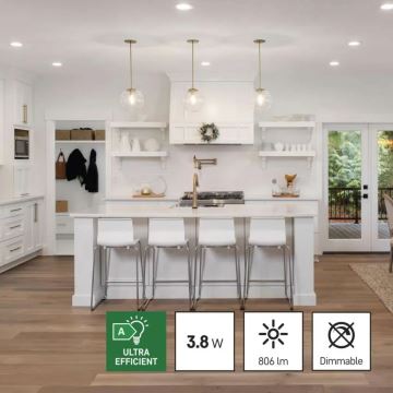 ΣΕΤ 3x Λαμπτήρας LED FILAMENT A60 E27/3,8W/230V 4000K Energy class A