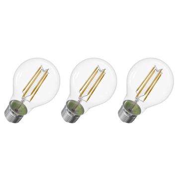 ΣΕΤ 3x Λαμπτήρας LED FILAMENT A60 E27/3,8W/230V 4000K Energy class A