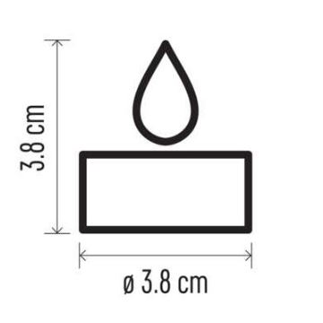 ΣΕΤ 6x LED Χριστουγεννιάτικα στολίδια 6xLED/6xCR2032 χρυσό