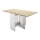 Τραπέζι κουζίνας επεκτεινόμενο 75x140 cm καφέ/λευκό