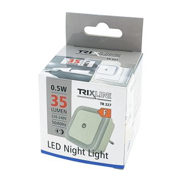 Φως νυκτός LED με αισθητήρα LED/0,5W/230V λευκό