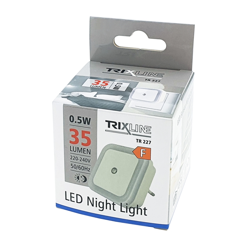 Φως νυκτός LED με αισθητήρα LED/0,5W/230V λευκό