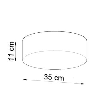 Φως οροφής ARENA 35 2xE27/60W/230V λευκό