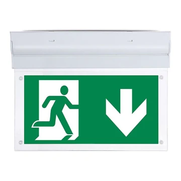 Φωτιστικό ασφαλείας LED EMERGENCY EXIT SAMSUNG CHIP LED/2W/230V 6000K