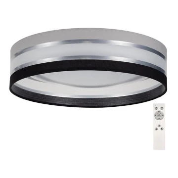 Φωτιστικό οροφής LED Dimmable SMART CORAL LED/24W/230V μαύρο/γκρι + τηλεχειριστήριο