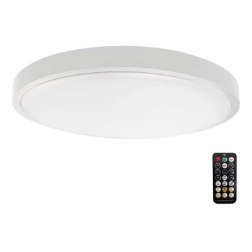 Φωτιστικό οροφής μπάνιου LED με αισθητήρα LED/18W/230V 6500K IP44 λευκό + τηλεχειριστήριο
