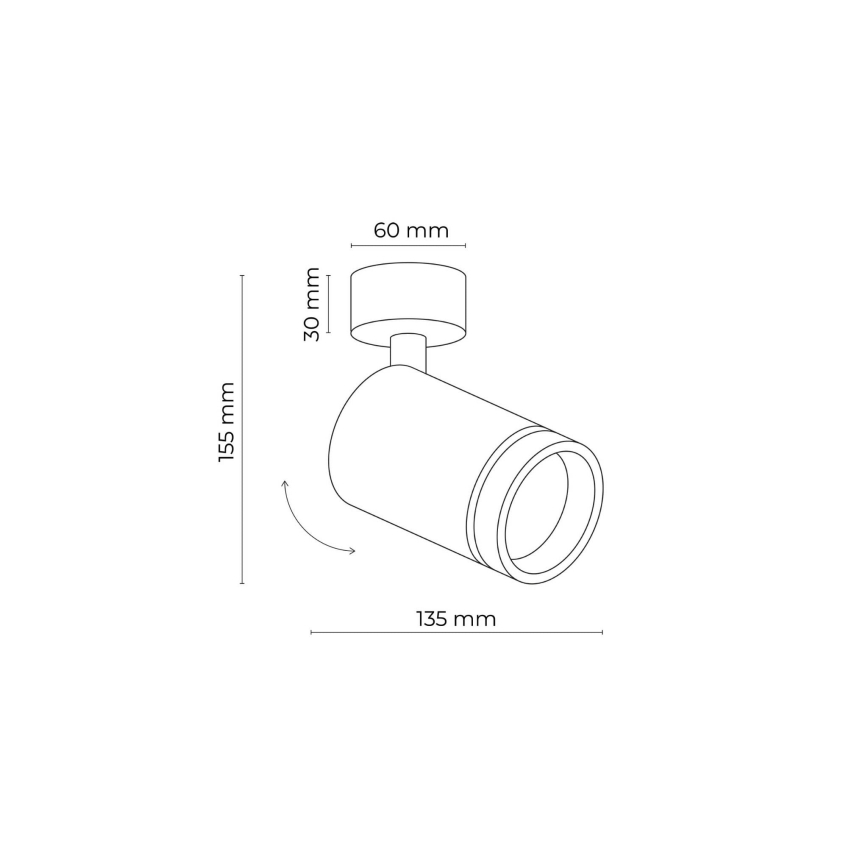 Φωτιστικό σποτ JET 1xGU10/10W/230V λευκό