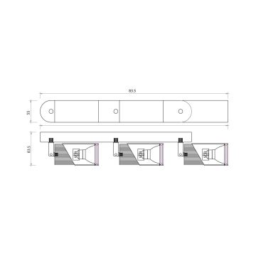 Φωτιστικό σποτ NEO 3xGU10/8W/230V λευκό