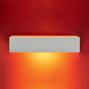 Φωτιστικό τοίχου CEGIELKA 1xE14/12W/230V γύψινο/λευκό