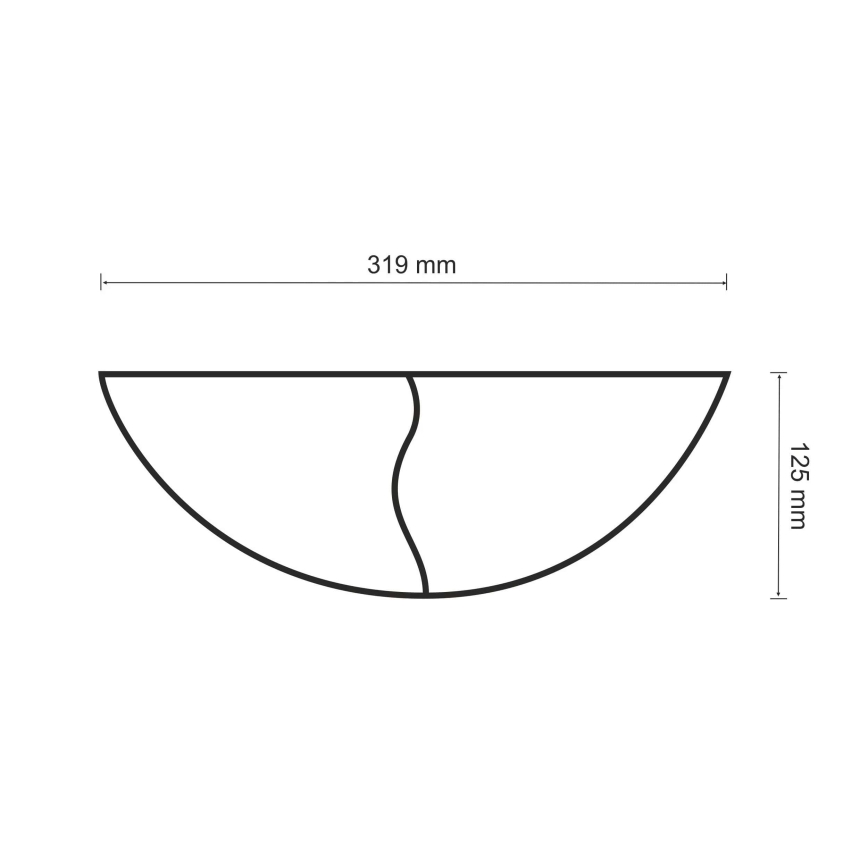 Φωτιστικό τοίχου FALA 1xE14/12W/230V γύψινο/λευκό