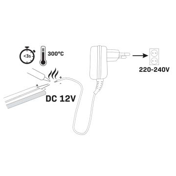 Φωτοταινία LED NEON 2 m LED/17W/12V IP65 μπλε