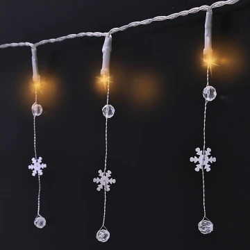 Χριστουγεννιάτικ λαμπάκια LED 20xLED/2xAA 2m ζεστό λευκό